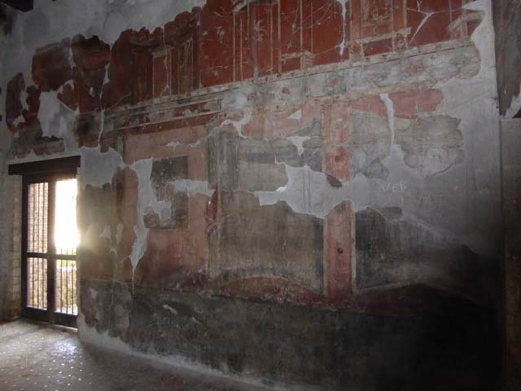 III.11 Herculaneum, October 2014. Room 8, north wall. Photo courtesy of Michael Binns.